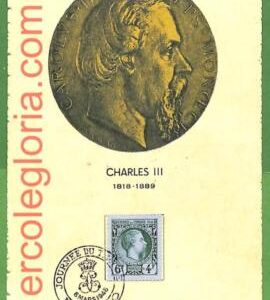32632 - MONACO -  MAXIMUM CARD  - 1948 - Charles III Royalty