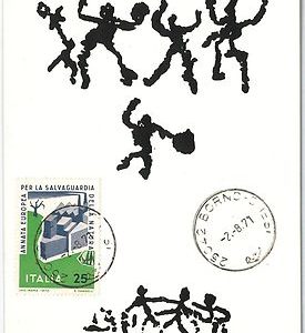 43730   CARTOLINA d'Epoca - BRESCIA  - BORNIO  - ILLUSTRATA - Pro Loco: 1971