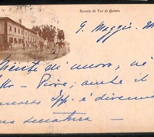 ab3399 - CARTOLINA D'EPOCA - Roma provincia  - Tor di Quinto  1911