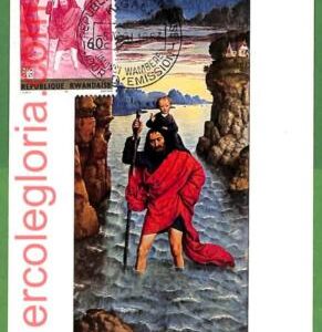 32685 - RWANDA  -  MAXIMUM CARD  - 1967 - Religion