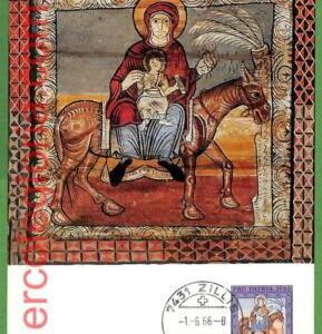 32681 - Switzerland -  MAXIMUM CARD  - 1966 - Religion PRO PATRIA