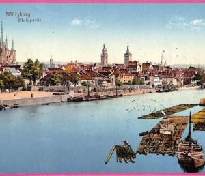 af8748 - Deutschland GERMANY - Ansichtskarten VINTAGE POSTCARD - Wurzburg-1913