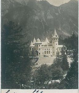 CARTOLINA d'Epoca Val d'Aosta - Gressoney-Saint-Jean: Castel Savoia
