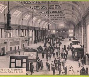 af0409 - ARGENTINA - VINTAGE POSTCARD - Buenos Aires - estación Retiro