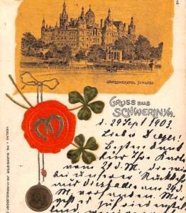 ab9175 - Ansichtskarten  POSTCARD - GERMANY Deutschland - Schwerin 1903