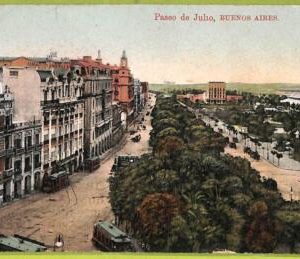 af0404 - ARGENTINA - VINTAGE POSTCARD - Buenos Aires - Paseo de Julio