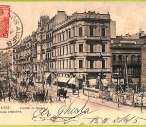 af0161 - ARGENTINA - VINTAGE POSTCARD - Buenos Aires - Avenida de Mayo - 1905