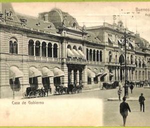 af0092 - ARGENTINA - VINTAGE POSTCARD - Buenos Aires - Casa de Gobierno