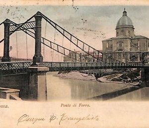 ab0845 - CARTOLINA D'EPOCA - ROMA Città : Ponte di Ferro