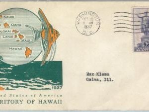 69372 - USA - POSTAL HISTORY - FDC COVER  1937 -  HAWAI