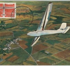 45571 - FRANCE -  AVIATION AIRPLANES - POSTAL HISTORY: MAXIMUM CARD 1962