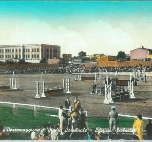 68820 -  ITALY -  VINTAGE POSTCARD   :  FOOTBALL STADIUM  -  Pozzomaggiore
