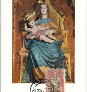 48374  - SPAIN  - MAXIMUM CARD  - ART / CHRISTMAS1968