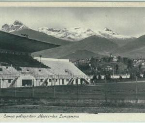 68822 -  ITALY -  VINTAGE POSTCARD   :  FOOTBALL STADIUM  -  Biella