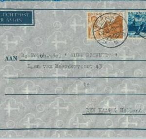 66832 - NETHERLANDS New Guinea - Postal History: AEROGRAMME from MENAURKE 1956