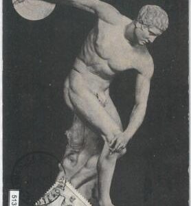 51371 - SAN MARINO - MAXIMUM CARD - 1954 SPORT / ART: DISCOBOLUS Disk Throw