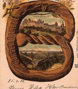ab9247 - Ansichtskarten  POSTCARD - GERMANY - Gruss aus dem Bergischen Land 1902