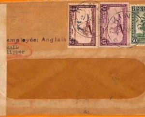 aa0026 - BELGIAN Congo Belge - POSTAL HISTORY -  DOUBLE CENSOR Cover  1942