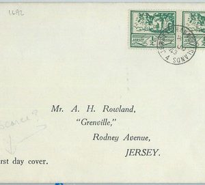 66795 - GB: Jersey - Postal History - FDC COVER Michel # 34 -  01.06.1943