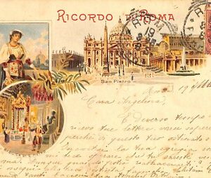 ab0877 - CARTOLINA D'EPOCA - ROMA Città : San Pietro