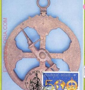 ad3257 - BELGIUM - Postal History - MAXIMUM CARD Set of 2 - MAPS 1992