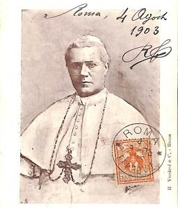 ab0890 - CARTOLINA D'EPOCA - ROMA Città : Sua Santita Pio X