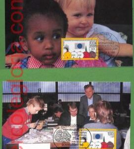 ag7329 - GERMANY - Set of 2 pieces  MAXIMUM CARD-21.06.1990-Childhood & youth