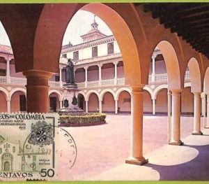 ad3272 - COLOMBIA - Postal History - MAXIMUM CARD - 1964 - ARCHITECTURE