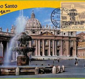 ad3283 - VATICAN - Postal History - MAXIMUM CARD - 1975 - ARCHITECTURE