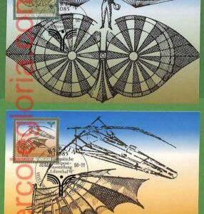 ag7367 - GERMANY - Set of 4  MAXIMUM CARD - 20.02.1990 - Transport