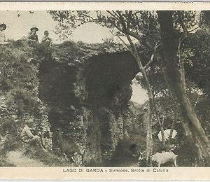54720 -- CARTOLINA d'Epoca - LAGO di GARDA:  SIRMIONE Grotte di catullo CAVES
