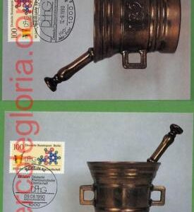 ag7375 - GERMANY - Set of 2  MAXIMUM CARD - 1990  Medicine
