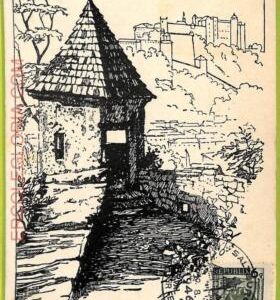 ad3296 - AUSTRIA - Postal History - MAXIMUM CARD - 1946 - SALZBURG  ARCHITECTURE