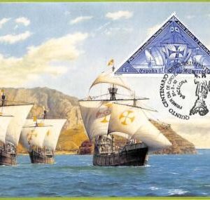 ad3292 - SPAIN - Postal History - MAXIMUM CARD - 1992 - SHIP
