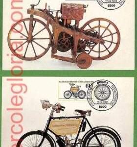ag7438 - GERMANY - SET OF 4  MAXIMUM CARD - 12.4.1985 - Transport