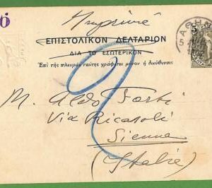 ad0935 - GREECE - Postal History - Picture Postal STATIONERY CARD - Athens 1902