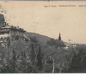 54730 -- CARTOLINA d'Epoca - LAGO di GARDA: Gardone Riviera 1914