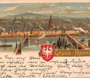 ab9305 - Ansichtskarten  POSTCARD-GERMANY Deutschland-Gruss aus  Frankfurt  1902