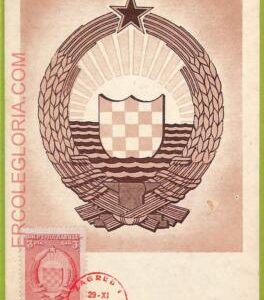 ad3311 - Yugoslavia - Postal History - MAXIMUM CARD -  1940's
