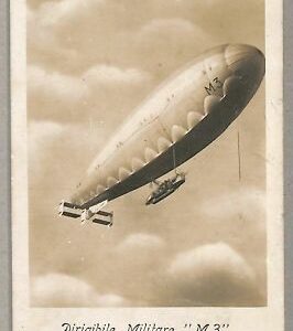 ab0480 - POSTAL VINTAGE - ROMA Ciudad: Dirigible militar
