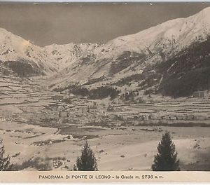 CARTOLINA d'Epoca - BRESCIA provincia:  Ponte di Legno 1927
