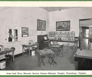 ah2244 - VINTAGE POSTCARD - MASONIC Temple - Petersburg, Virginia