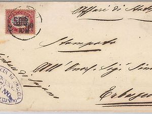 Brescia --- ITALIA REGNO:  storia postale - BUSTA / LETTERA : Saiano 1880