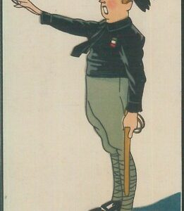 LIB043 - CARTOLINA d'Epoca MILITARE Propaganda  - ON Balilla FAIJA