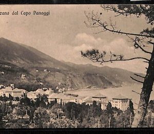 ab2266 CARTOLINA D'EPOCA GENOVA  Provincia : Arenzano dal Capo Panaggi