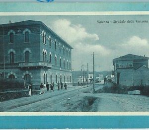 97205  - CARTOLINA d'Epoca - ALESSANDRIA provincia - VALENZA Stazione  1912