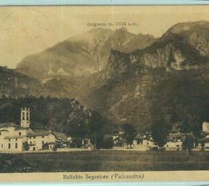 97212 - CARTOLINA d'Epoca - LECCO provincia - BALLABIO SUPERIORE  1934
