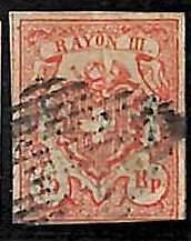 94987cC  - SWITZERLAND -  STAMPS  - Zumstein # 20 -  VERY Fine USED