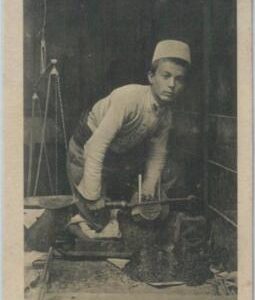 79416 - ALBANIA - VINTAGE Ethnic POSTCARD  -  Posta Militare postmark 1917