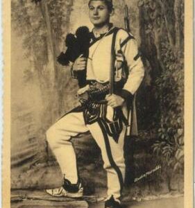 79421 - ALBANIA - VINTAGE Ethnic POSTCARD  -  Posta Militare postmark 1941